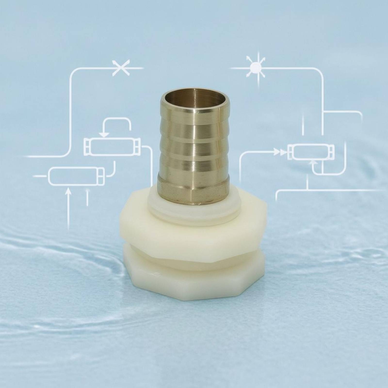 RV 물 저장소 연결부 물 저장소 호스 어댑터 황동 벌 - Plumbing 리뷰 및 가격
