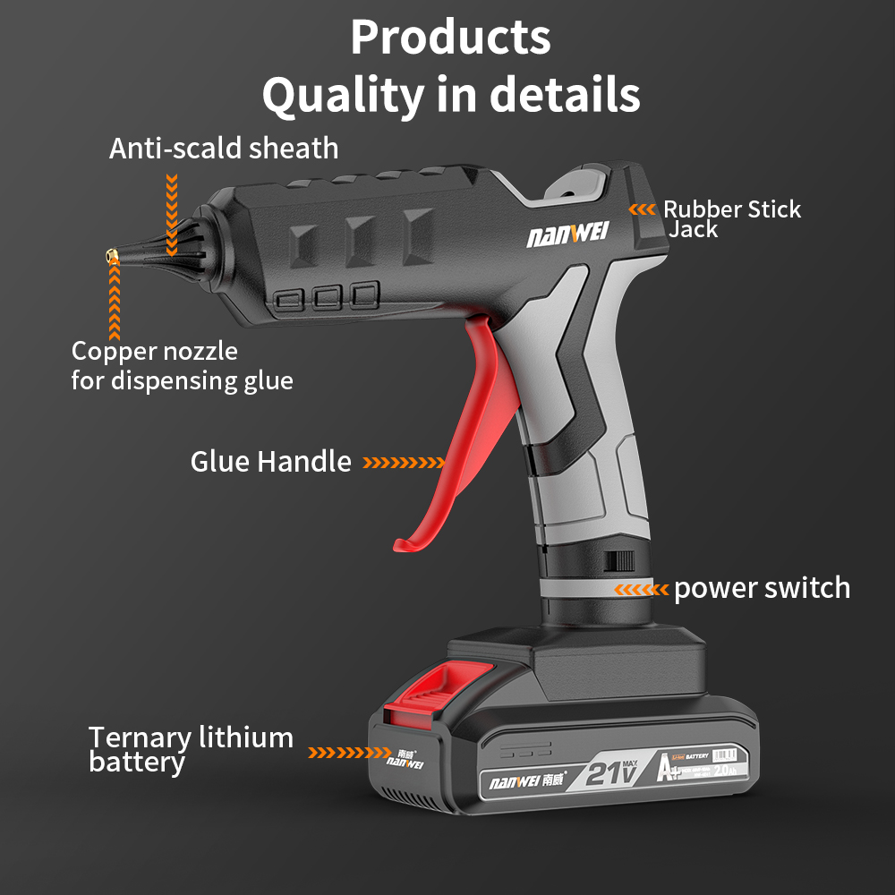 무선 배터리 핫멜트 글루건 전기 수리 DIY 도구 구리 - Hot Melt Glue Gun Cordless 리뷰 및 가격