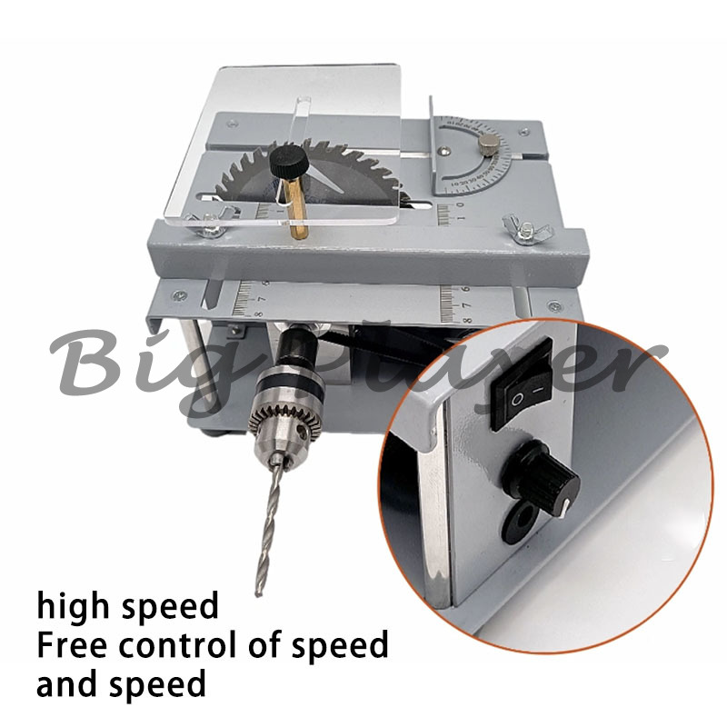 미니 다기능 테이블 톱 PCB 소형 데스크탑 절단기 D - Mini Table Saw For Woodworking 리뷰 및 가격