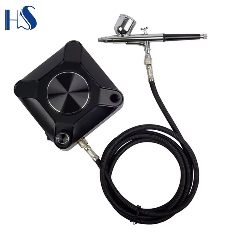 HSA8K 미니 피스톤 케이크 데코레이팅 전동 에어 컴 - Airbrush Kit With Mini Compressor 리뷰 및 가격