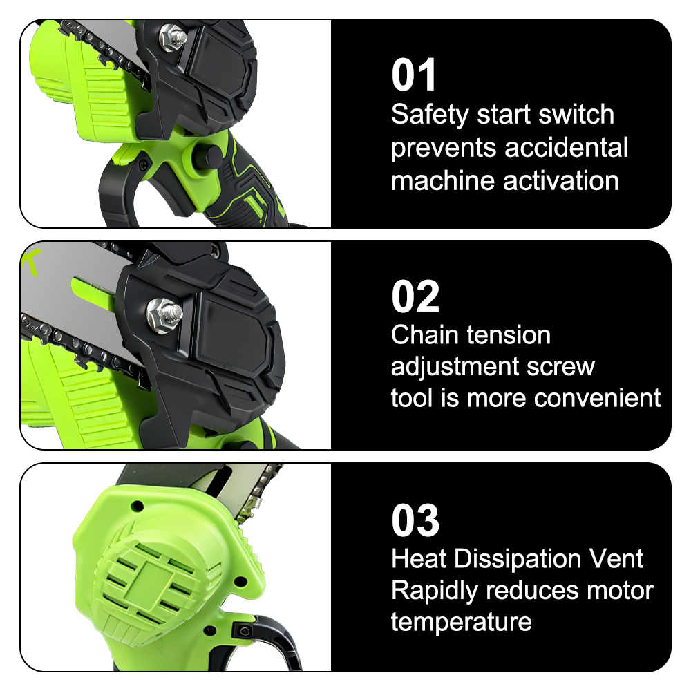 휴대용 6인치 미니 전기톱 21V 무선 배터리 구동 핸 - Mini Electric Chainsaw 6 Inch 리뷰 및 가격
