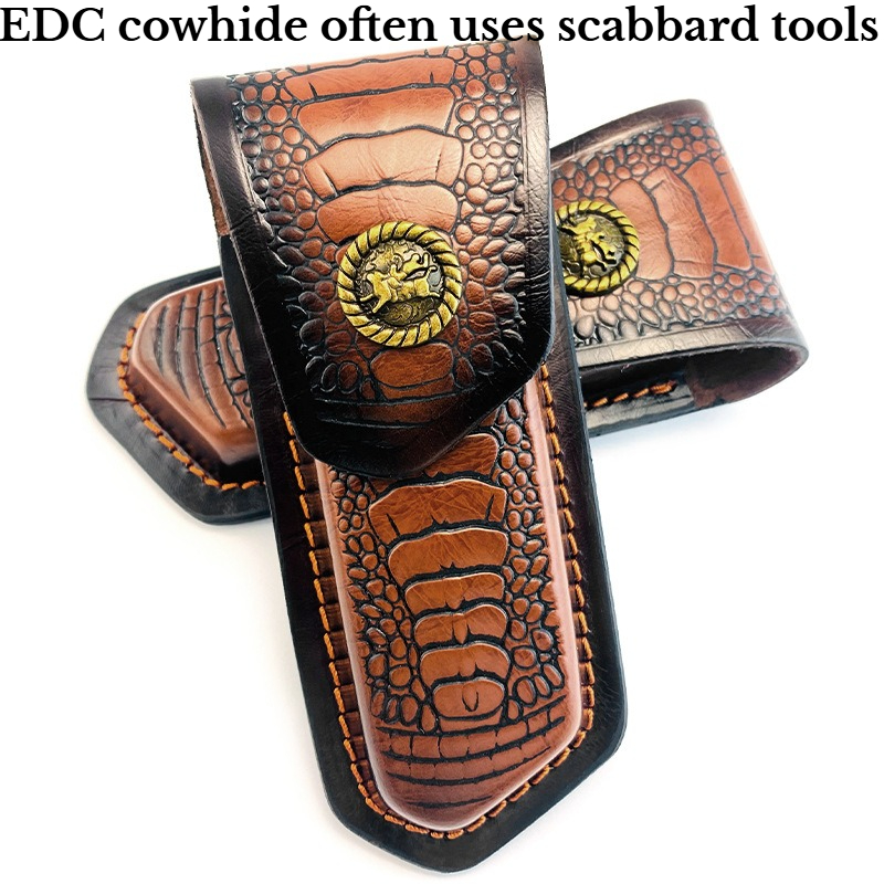 접이식 소가죽 칼 커버 범용 헤드 레이어 도구 EDC  - Hand Tools 리뷰 및 가격