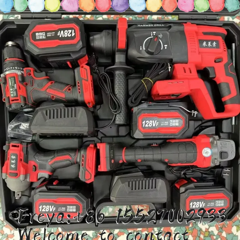 브러시리스 전동공구 4종 다기능 세트 리튬 배터리 임팩 - Brushless Angle Grinder Battery Powered 리뷰 및 가격