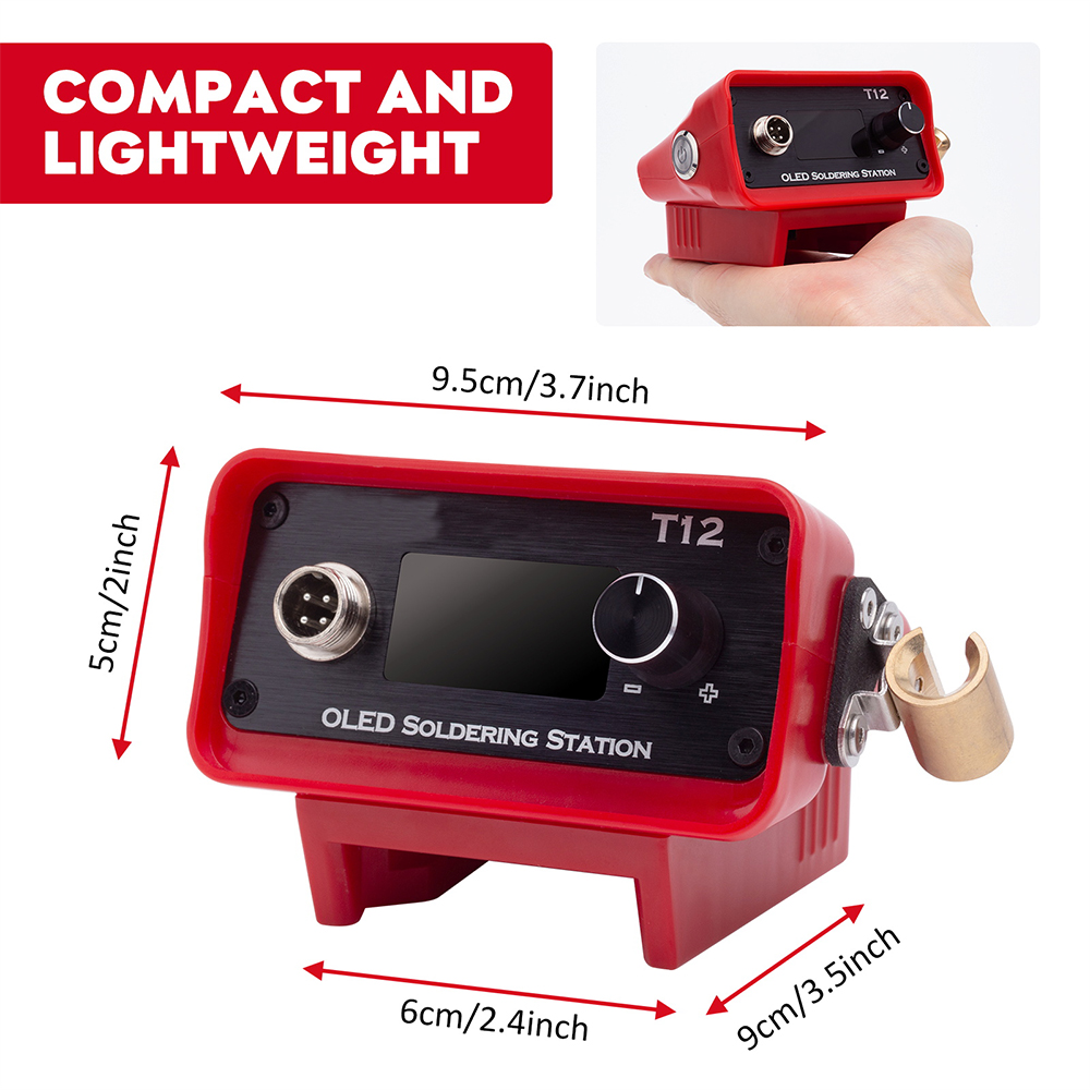 밀워키용 OLED T12 납땜 다리미 스테이션, 조절식 - Digital Soldering Station T12 리뷰 및 가격