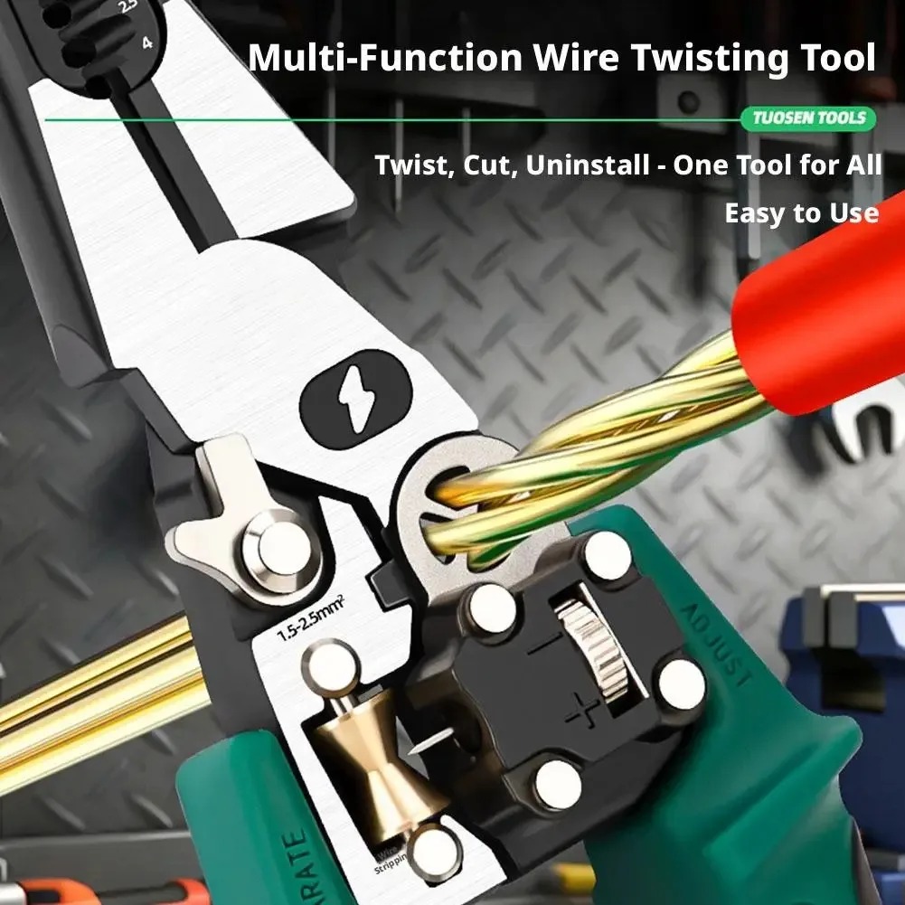 디지털 전압 테스터가 있는 전기기사용 펜치, 다기능 와 - Automatic Wire Stripper Cutter 리뷰 및 가격