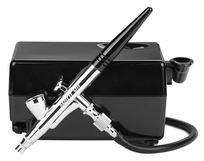 BT-16 프로페셔널 싱글액션 에어그래프 에어브러시 키 - Airbrush Kit With Mini Compressor 리뷰 및 가격