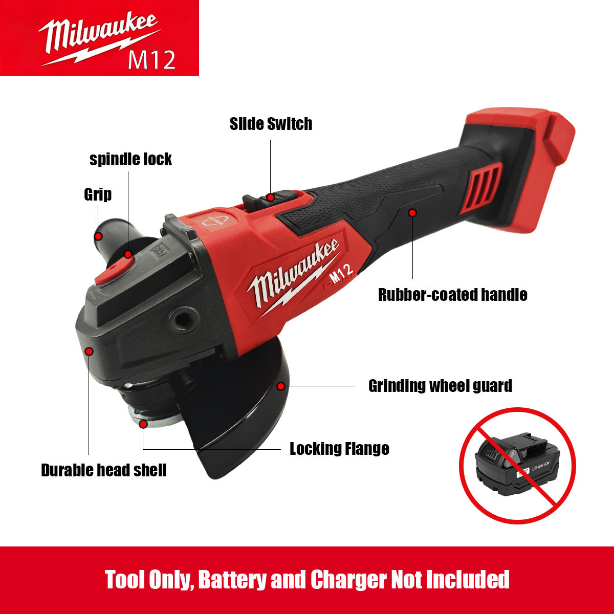 밀워키 M12 M18 브러시리스 앵글 그라인더 무선 전 - Brushless Angle Grinder Battery Powered 리뷰 및 가격