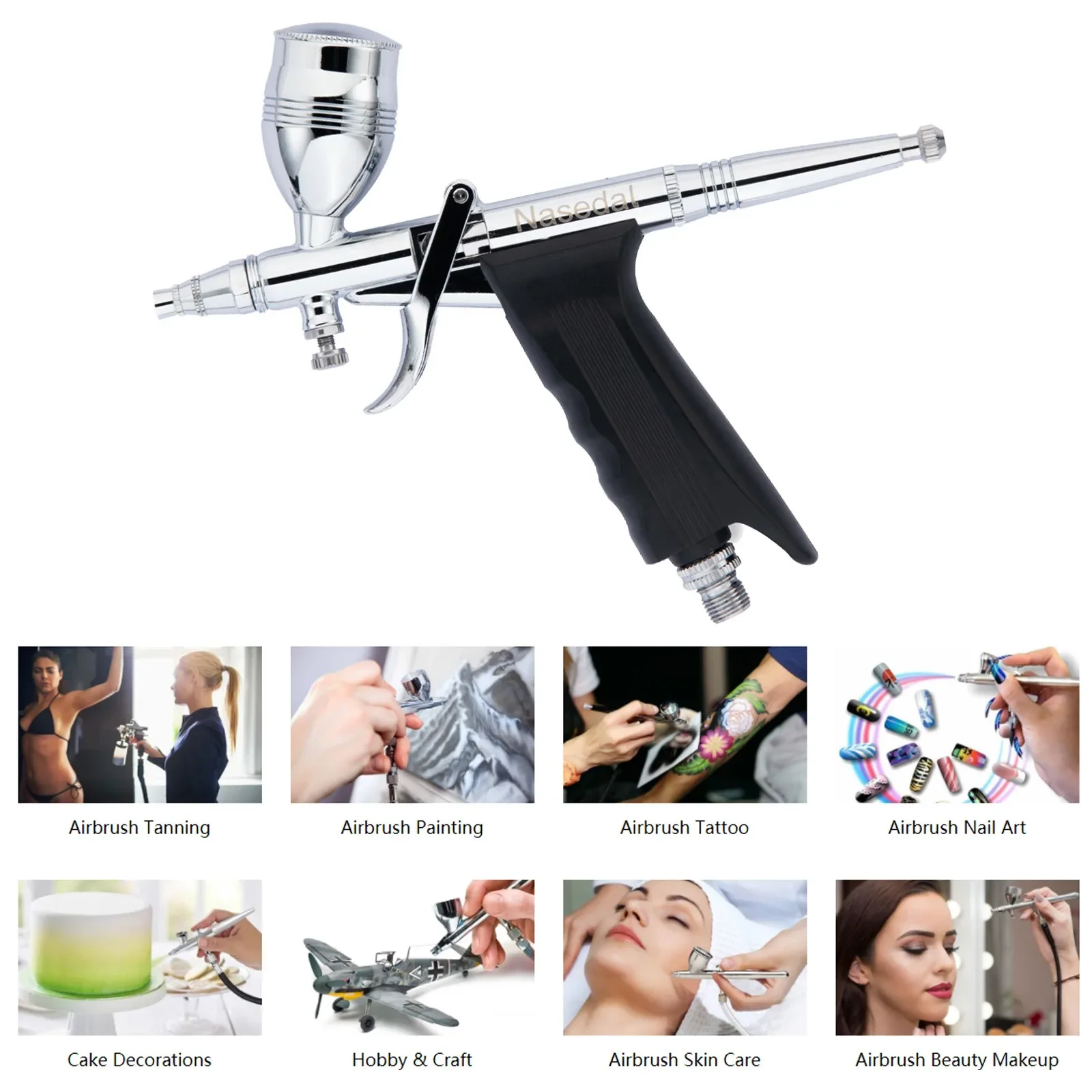 나세달 에어브러시 에어 컴프레서 키트 자동 정지 40p - Airbrush Kit With Mini Compressor 리뷰 및 가격