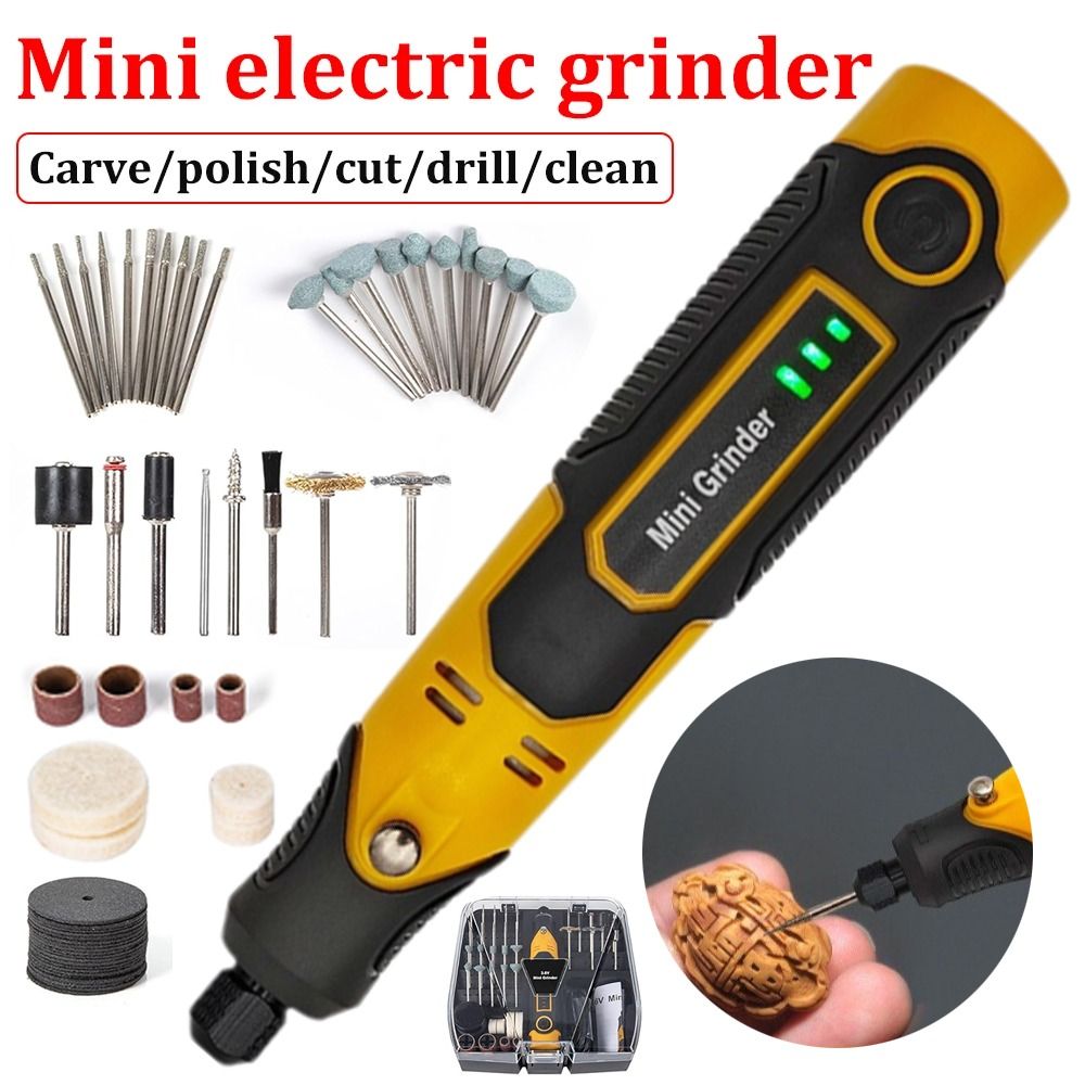 무선 미니 그라인더 3단계 속도 조절 가능 3.6V 파 - Cordless Rotary Tool Kit Accessories 리뷰 및 가격