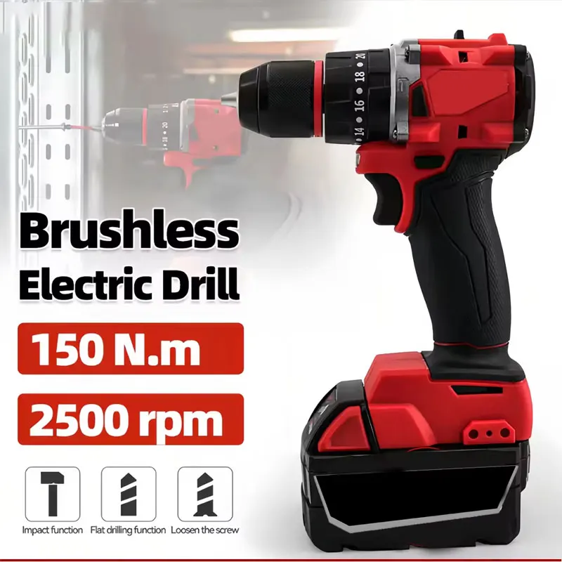 소형 전기 브러시리스 임팩트 드릴 150Nm 무선 전동 - Brushless Cordless Electric Drill 18V 리뷰 및 가격
