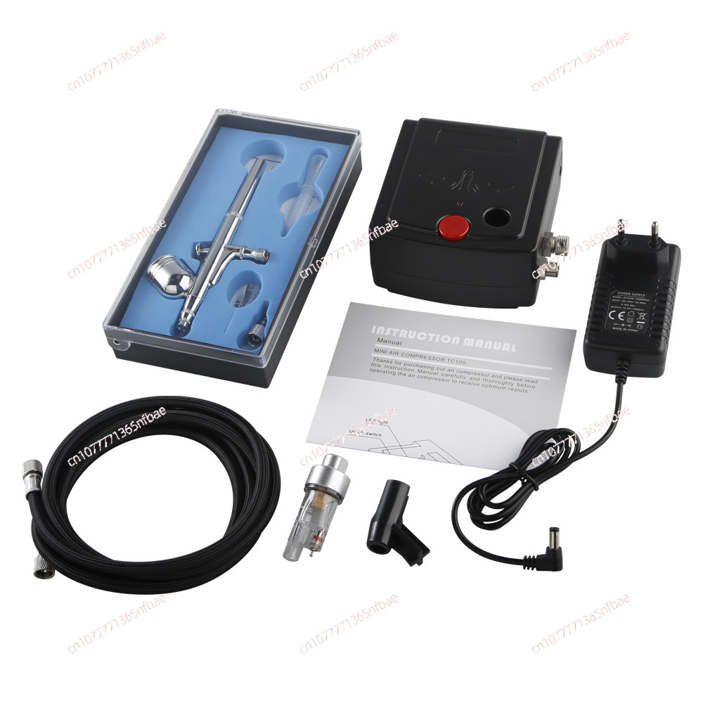 미니 에어브러시 컴프레서 키트 자동 정지 기능, 모델  - Airbrush Kit With Mini Compressor 리뷰 및 가격