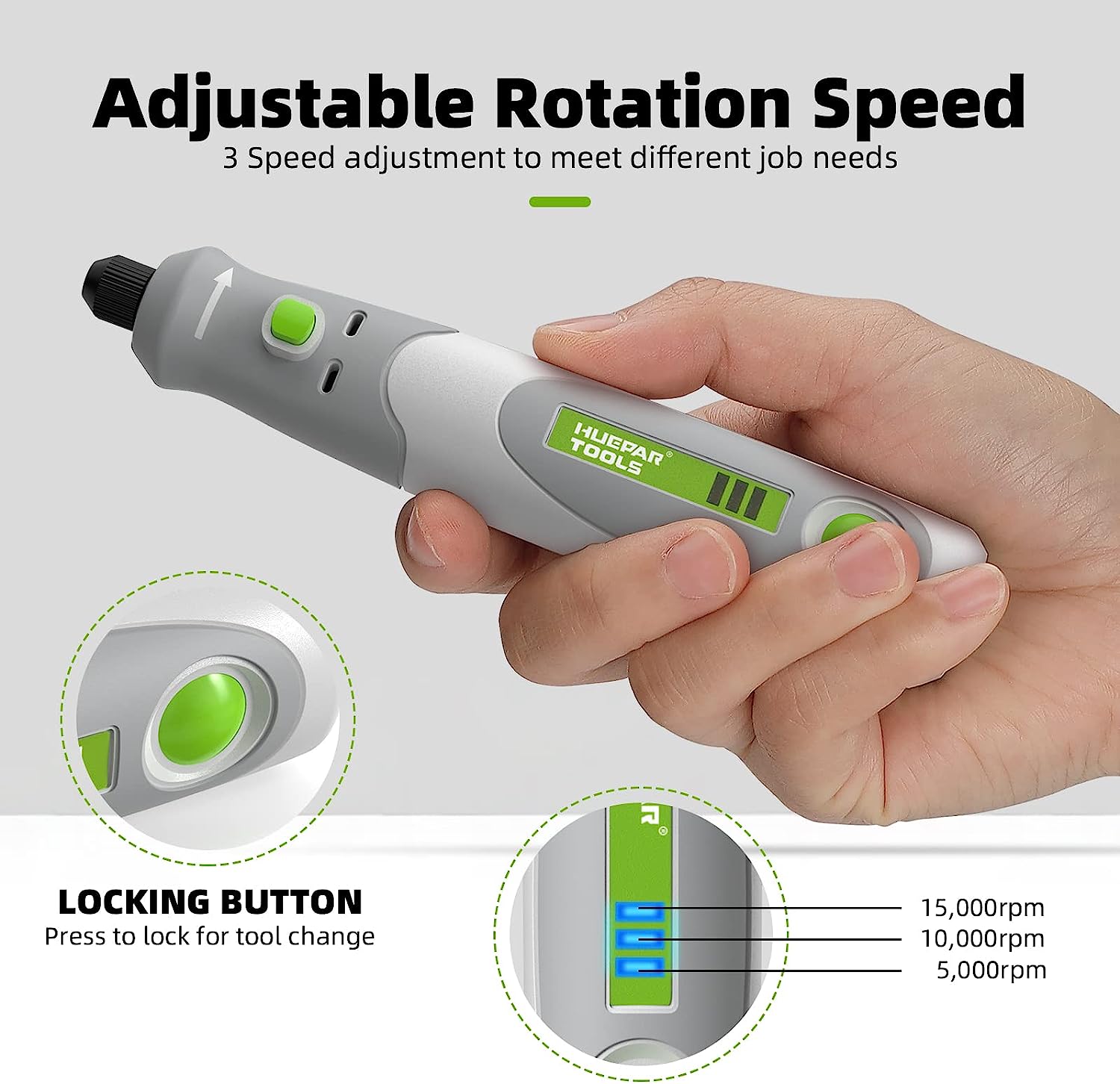 Huepar 도구용 전기 드릴 다이 그라인더 조각기 폴 - Cordless Rotary Tool Kit Accessories 리뷰 및 가격