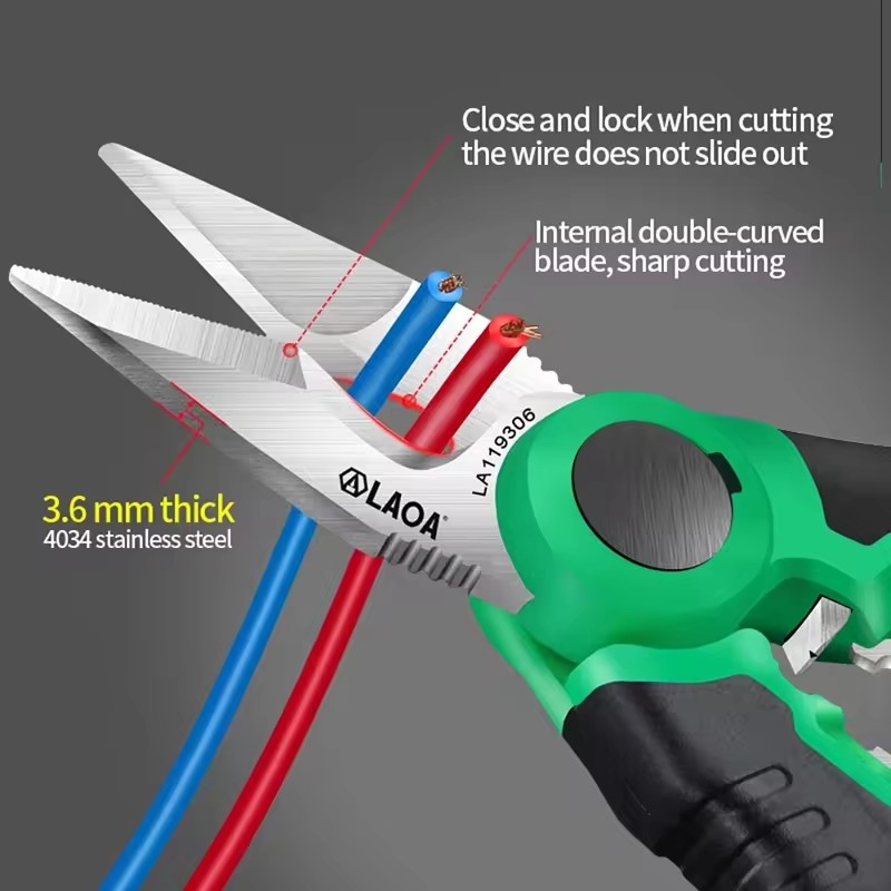 LAOA 전기공 가위 6/7/8인치 와이어 스트리퍼 와 - Automatic Wire Stripper Cutter 리뷰 및 가격
